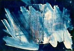 alt="gouache abstraite qui symbolise une tempête de bruno VALVERDE artiste peintre"